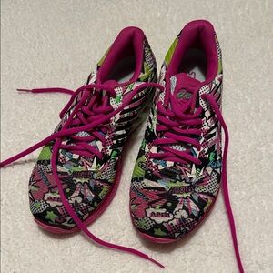 ASICS Fuzegel Pink Green Women’s Athletic